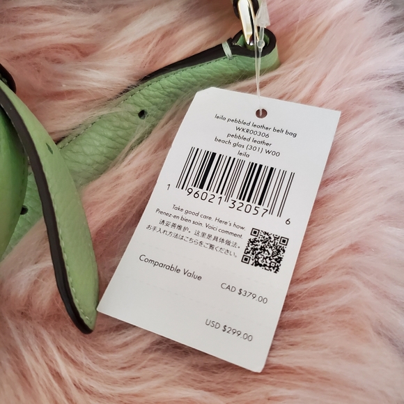 NWT KATE SPADE LEILA BELT BAG BEACH GLASS MINT FANNY PACK - Picture 5 of 7